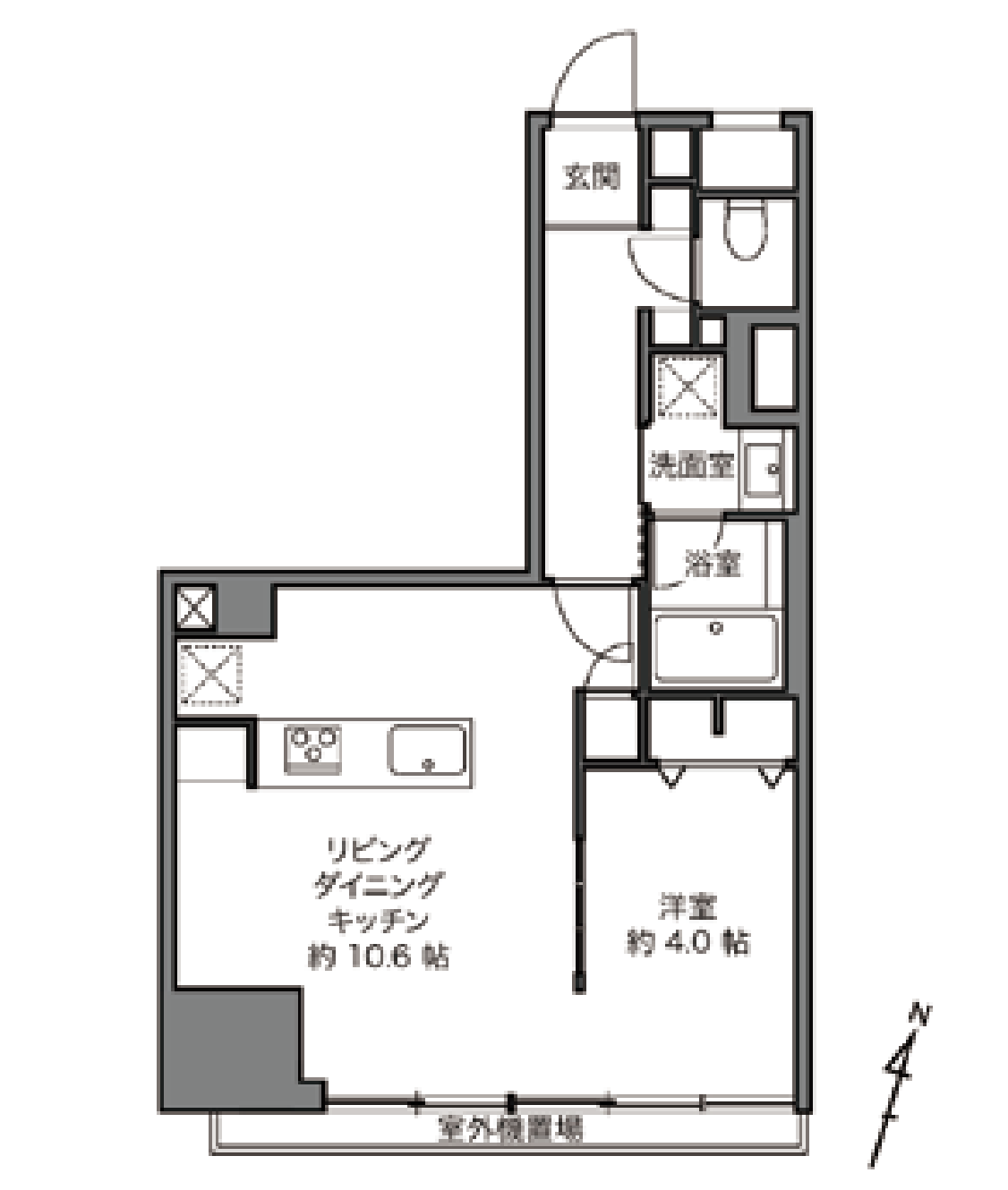 コーポ麹町 - 間取り図 コーポ麹町